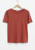 Sissy-Boy - Rood basic T-shirt met ronde hals