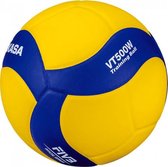 Mikasa VT500W Volleybal - Volleyballen - geel/blauw