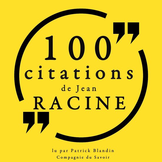 100 citations de Jean Racine - cover