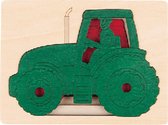 Hape Vormenpuzzel Five Tractors Junior Hout 6-delig