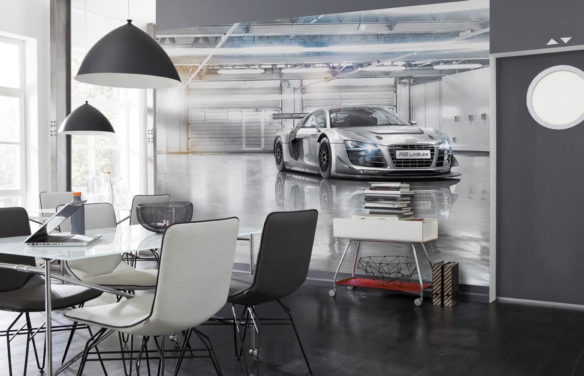 Fotobehang Audi R8 Le Mans