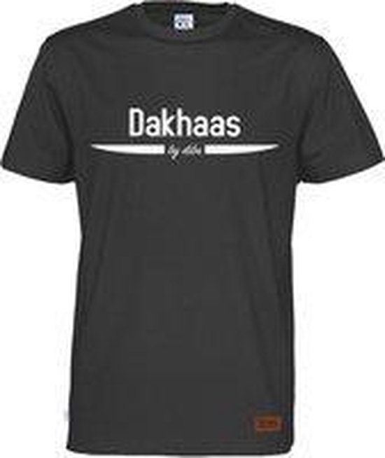 Dakhaas T-Shirt Zwart | Maat S
