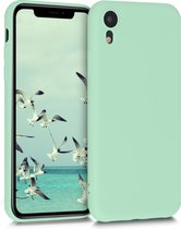 kwmobile telefoonhoesje voor Apple iPhone XR - Hoesje voor smartphone - Back cover in mat mintgroen
