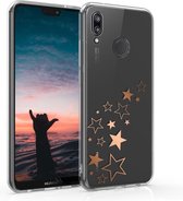 kwmobile telefoonhoesje voor Huawei P20 Lite - Hoesje voor smartphone - Sterren Mix design