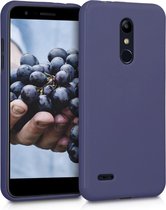 kwmobile hoesje voor LG K11 / K11+ - backcover voor smartphone - mat donkerblauw