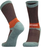 Uphillsport Wandelsokken Vaaru Bamboe Bruin/blauw Maat 39-42