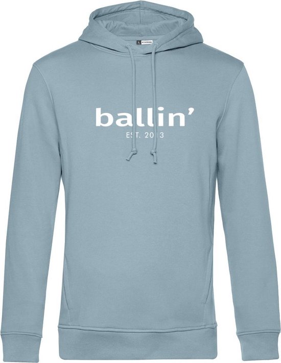 Ballin Est. 2013 - Heren Hoodies Basic Hoodie - Blauw - Maat XS
