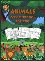 Animals Coloring Book for Kids: Wildlife Coloring Books for Kids and Toddlers with Over 150 pages of Domestic, Wild and Sea Animals, Beautiful Birds o