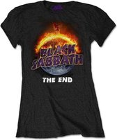 Black Sabbath Dames Tshirt -XL- The End Zwart