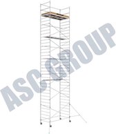 ASC rolsteiger 135 x 12.2 mtr werkhoogte 1.0 en  lengte platform