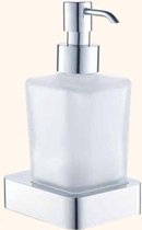 Vercelli zeepdispenser chrome/melkglas – Eastbrook