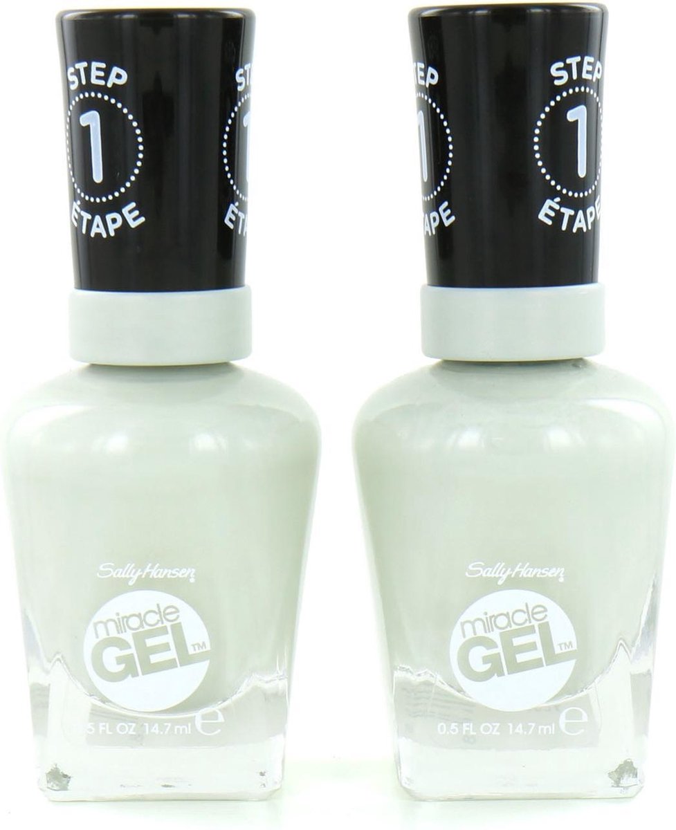 Sally Hansen Miracle Gel Nagellak - 682 Like A Moss (2 Stuks)