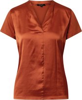 More & More shirt Oranjerood-36 (Xs-S)