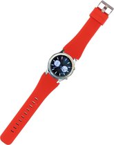 By Qubix Siliconen bandje - Samsung Gear S3 - Rood - Large
