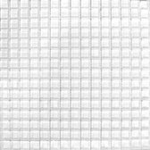 Alfa Mosaico Mozaiek Invierno wit glas  1,8x1,8x0,8 cm -  Wit Prijs per 1 matje.