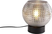 QAZQA sphere - Art Deco Tafellamp - 1 lichts - H 200 mm - Zwart - Woonkamer | Slaapkamer | Keuken