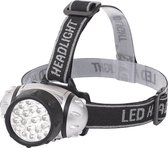 LED Hoofdlamp - Aigi Slico - Waterdicht - 50 Meter - Kantelbaar - 23 LED's - 1.1W - Zilver | Vervangt 9W