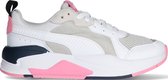 PUMA X-Ray Jr Unisex Sneakers - Puma White-Puma White-Gray Violet - Maat 39