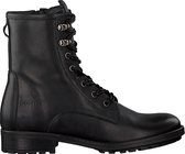 Giga G3531 Veterboots - Laarzen Met Veters - Meisjes - Zwart - Maat 35