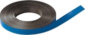 Beschrijfbare magneetband, blauw 25mm, 30m/rol