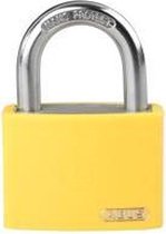 ABUS hangslot Serie T65AL, individueel sluitend, beugelhoogte 23 mm Geel