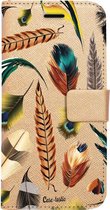 Casetastic Saffiano Wallet Case Samsung Galaxy A41 (2020) Copper - Feathers Multi