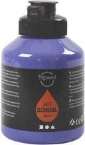 Acrylverf - Violet Blue - Semi-Transparant - Pigment Art School - 500 ml