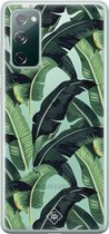 Samsung S20 FE transparant hoesje - Jungle | Samsung S20 FE case | groen | Casimoda