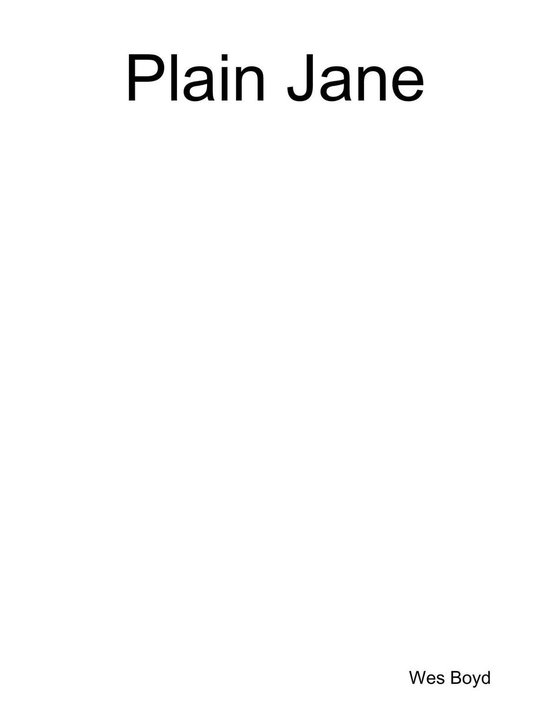Plain Jane (ebook), Wes Boyd 9781387856503 Boeken bol