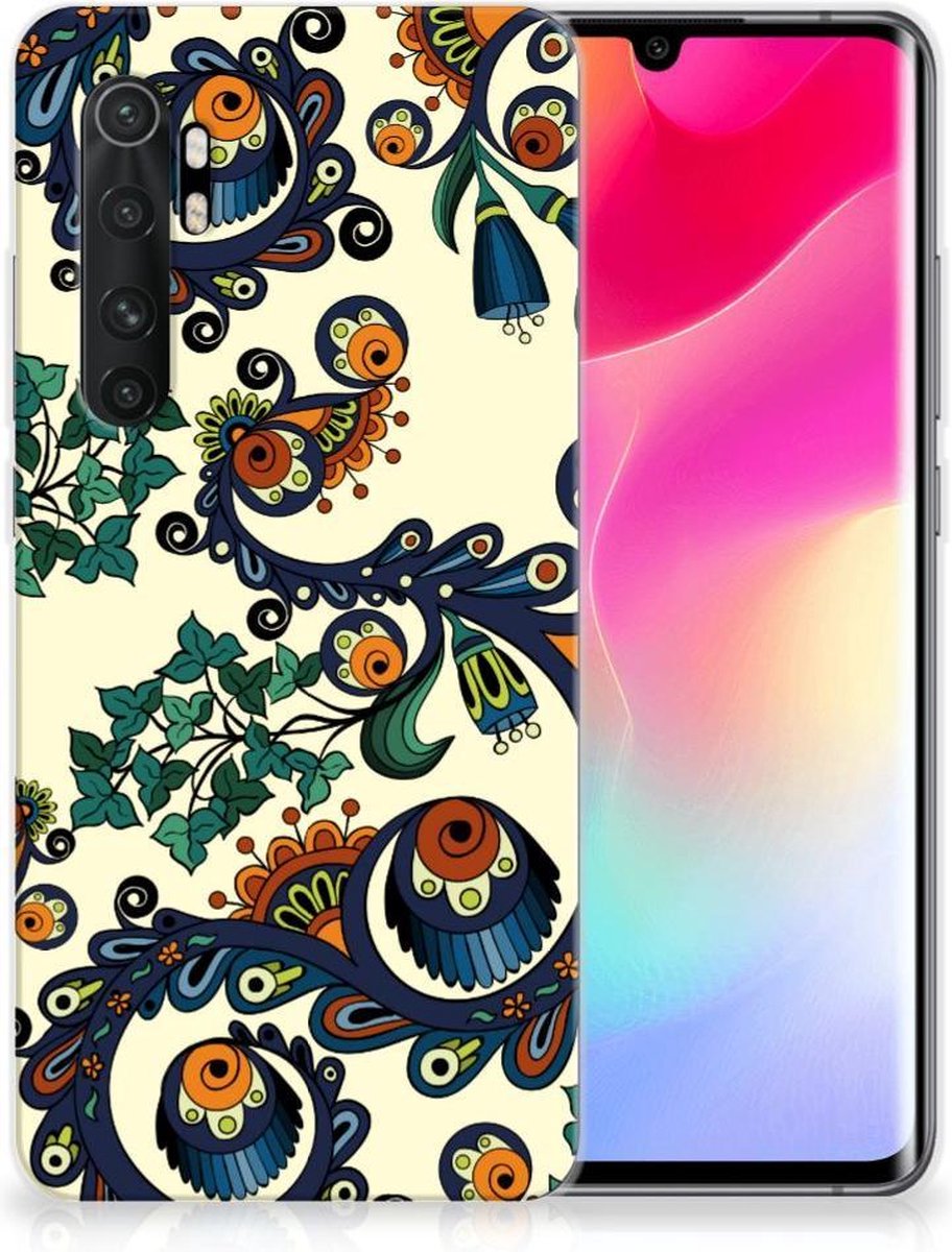 Siliconen Hoesje Xiaomi Mi Note 10 Lite Barok Flower