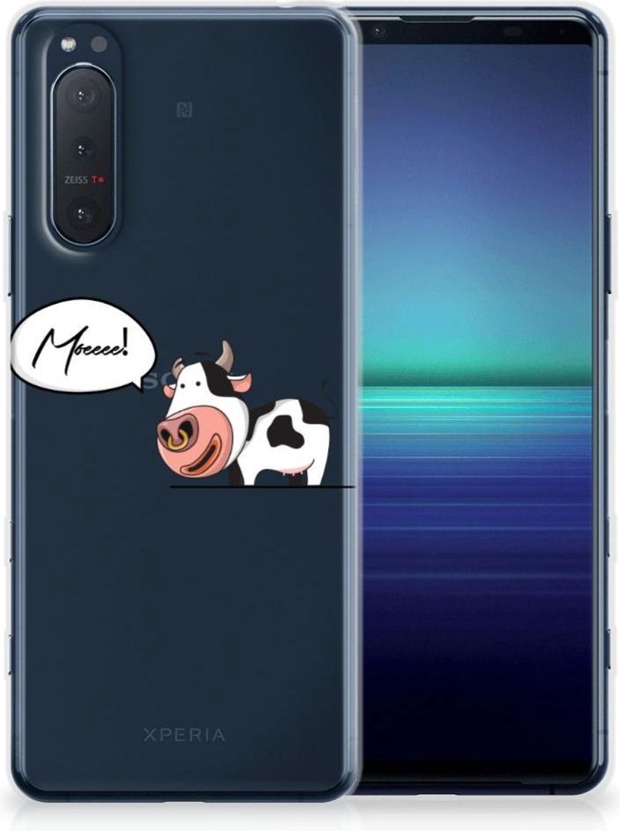 Sony Xperia 5II Telefoonhoesje met Naam Cheeky Cow