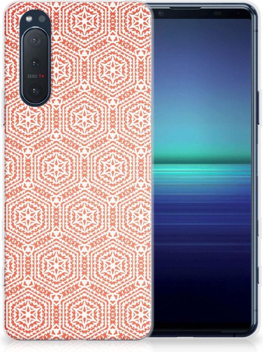 Sony Xperia 5II TPU bumper Pattern Orange