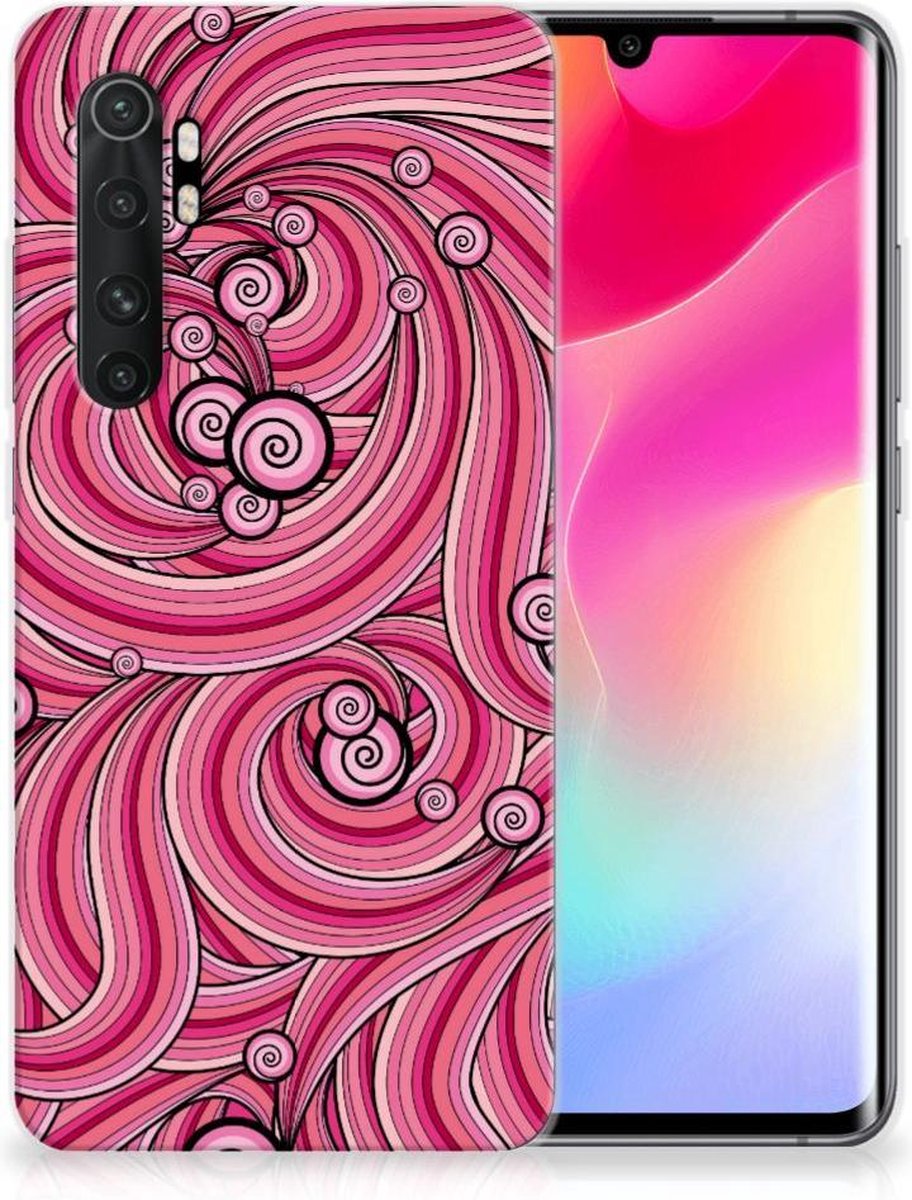 Xiaomi Mi Note 10 Lite Hoesje maken Swirl Pink