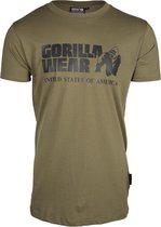 Gorilla Wear Classic T-shirt - Legergroen - 4XL