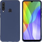 iMoshion Color Backcover Huawei Y6p hoesje - donkerblauw