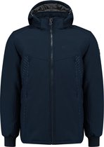 Kjelvik Doerak heren outdoor softshell jas - Blauw - Maat S - Winddicht - Ademend materiaal