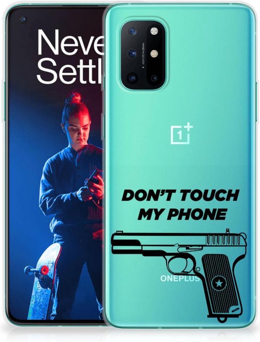 OnePlus 8T Silicone-hoesje Pistol DTMP