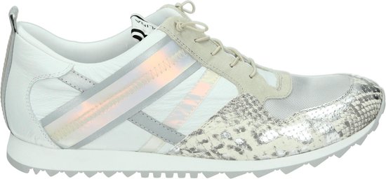 Donna Carolina 41.763.085 - Volwassenen Lage sneakers - Kleur: Wit/beige -  Maat: 39 | bol.com