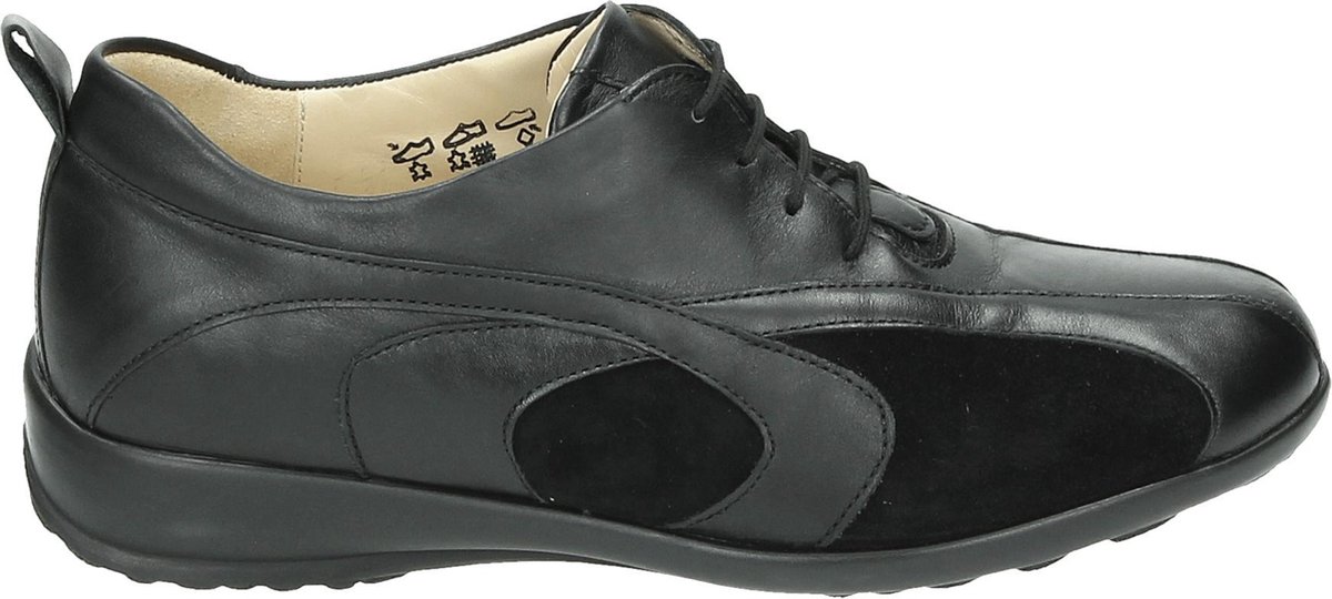 Actiflex - 87309 - Dames veterschoenen - Kleur: Zwart - Maat: 38.5