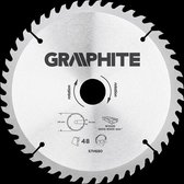 GRAPHITE Cirkelzaagblad 216 mm, 48 tands, Hout