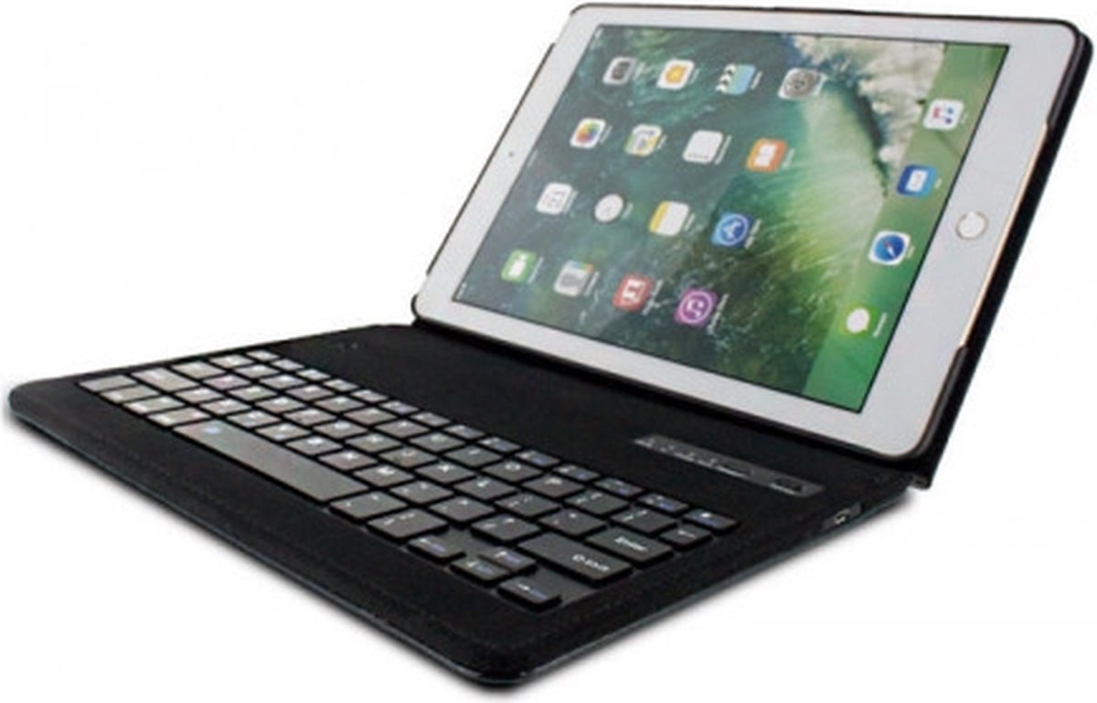 Mobilize - iPad 9.7 (2017) Toetsenbord Hoes - Premium Bluetooth Keyboard Cover Zwart - Mobilize