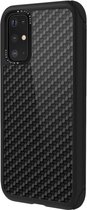 Black Rock Cover Robust Real Carbon Voor Samsung Galaxy S20 Plus Zwart