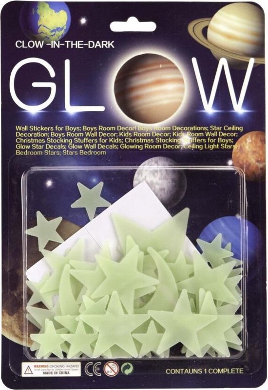 Glow In The Dark Sterren en Maan