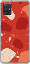 6F hoesje - geschikt voor Samsung Galaxy A52 - Transparant TPU Case - Terrazzo N°4 #ffffff