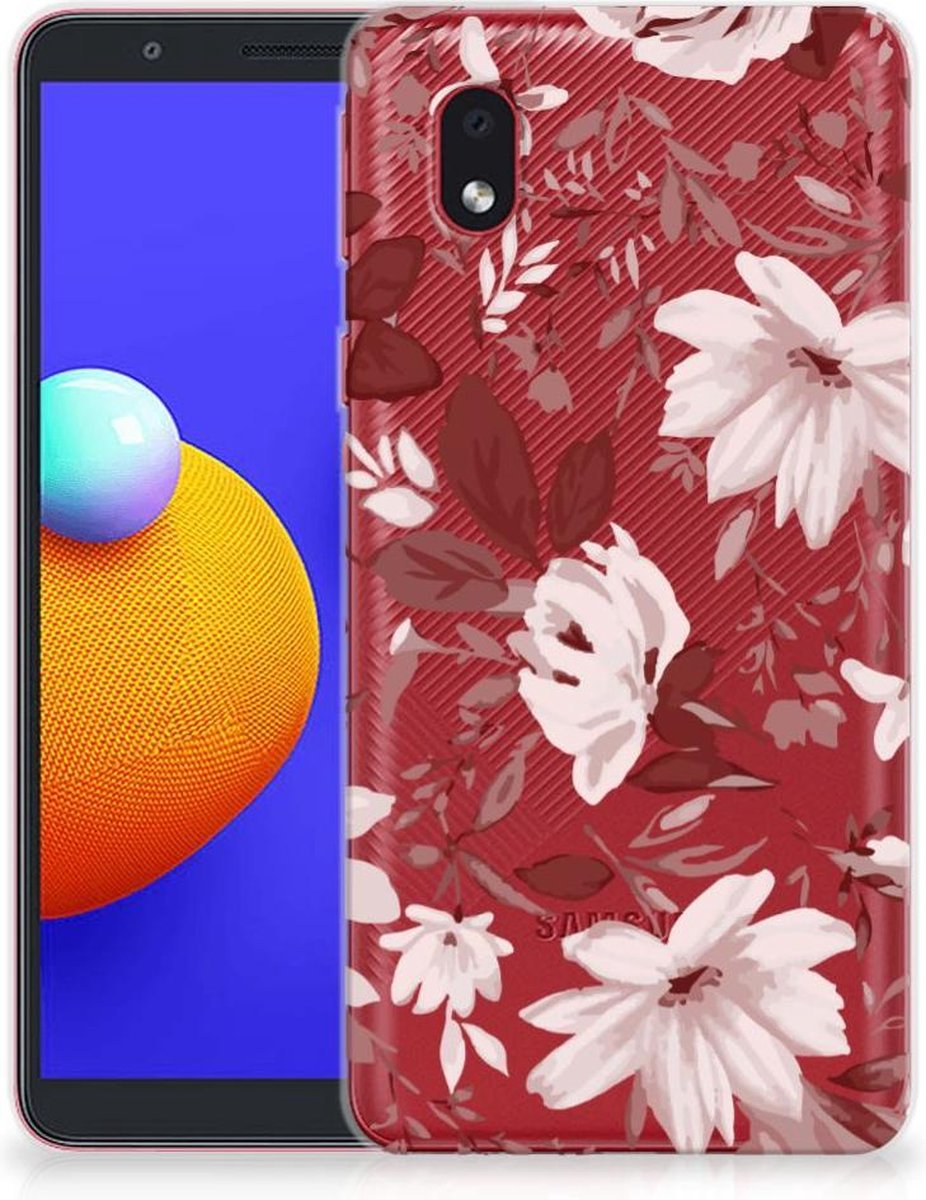 Hoesje maken Samsung Galaxy A01 Core Watercolor Flowers