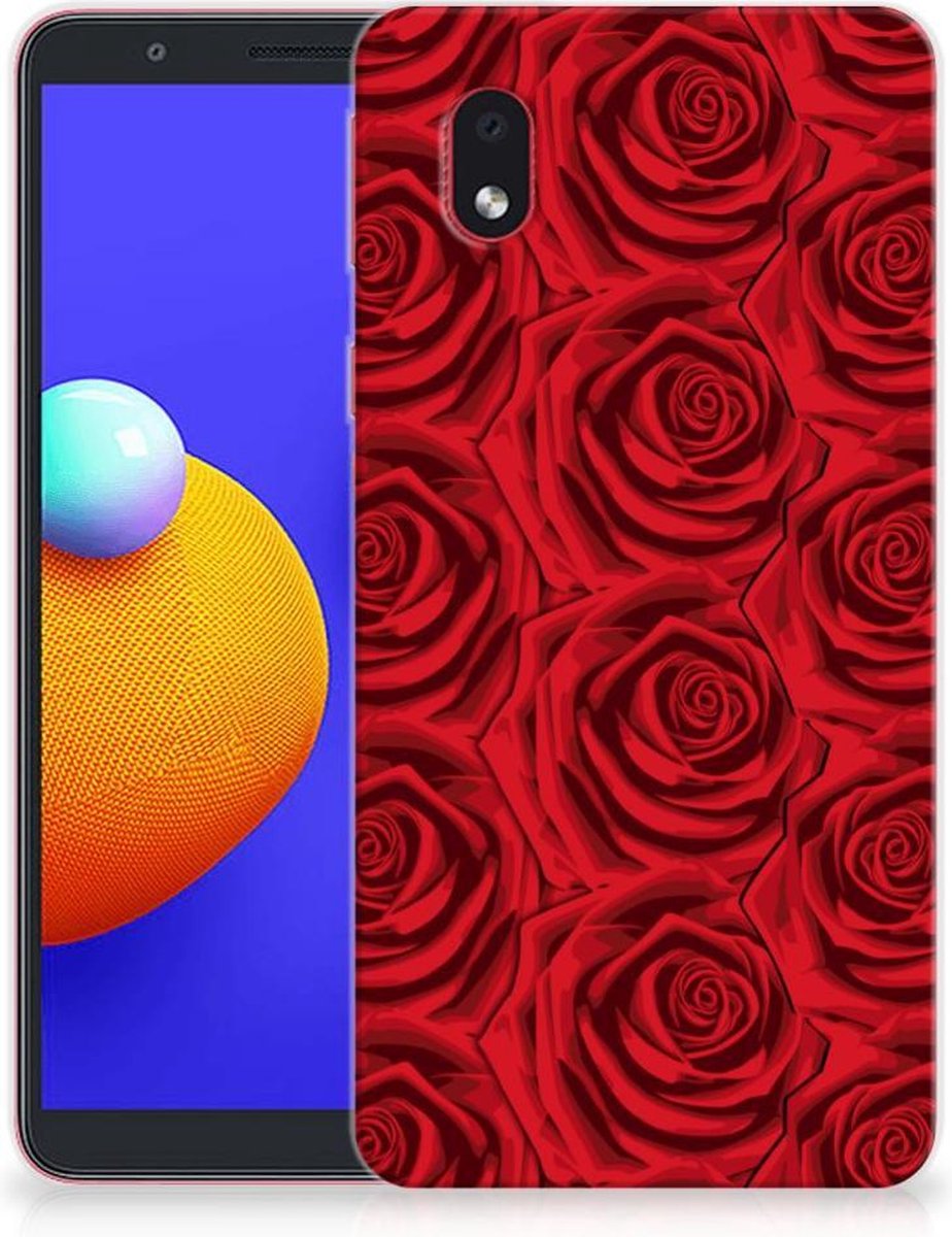 Samsung Galaxy A01 Core TPU Case Red Roses