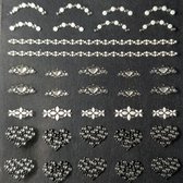 Nail Art Stickers - Nagel Stickers - Korneliya 3D Nail Jewels - NJ03 Hearts