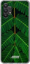 6F hoesje - geschikt voor Samsung Galaxy A32 5G -  Transparant TPU Case - Symmetric Plants #ffffff
