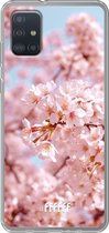 6F hoesje - geschikt voor Samsung Galaxy A52 - Transparant TPU Case - Cherry Blossom #ffffff