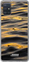 6F hoesje - geschikt voor Samsung Galaxy A52 - Transparant TPU Case - Water Waves #ffffff